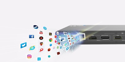 WAVLINK SEE THE WORLD / WL-UG69DK1 / USB-C ULTRA 5K UNIVERSAL