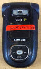 Samsung SPH-A920 - Blue  Sprint  Very Rare Cellular Flip Phone - READ