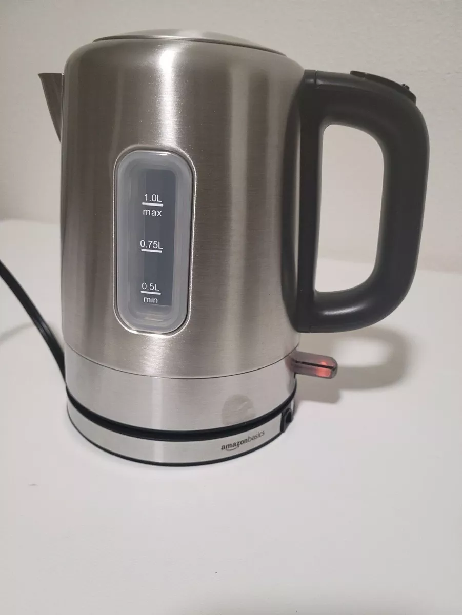 Stainless Steel Portable Fast, Electric Hot Water Kettle for Tea and  Coffee, 1 L