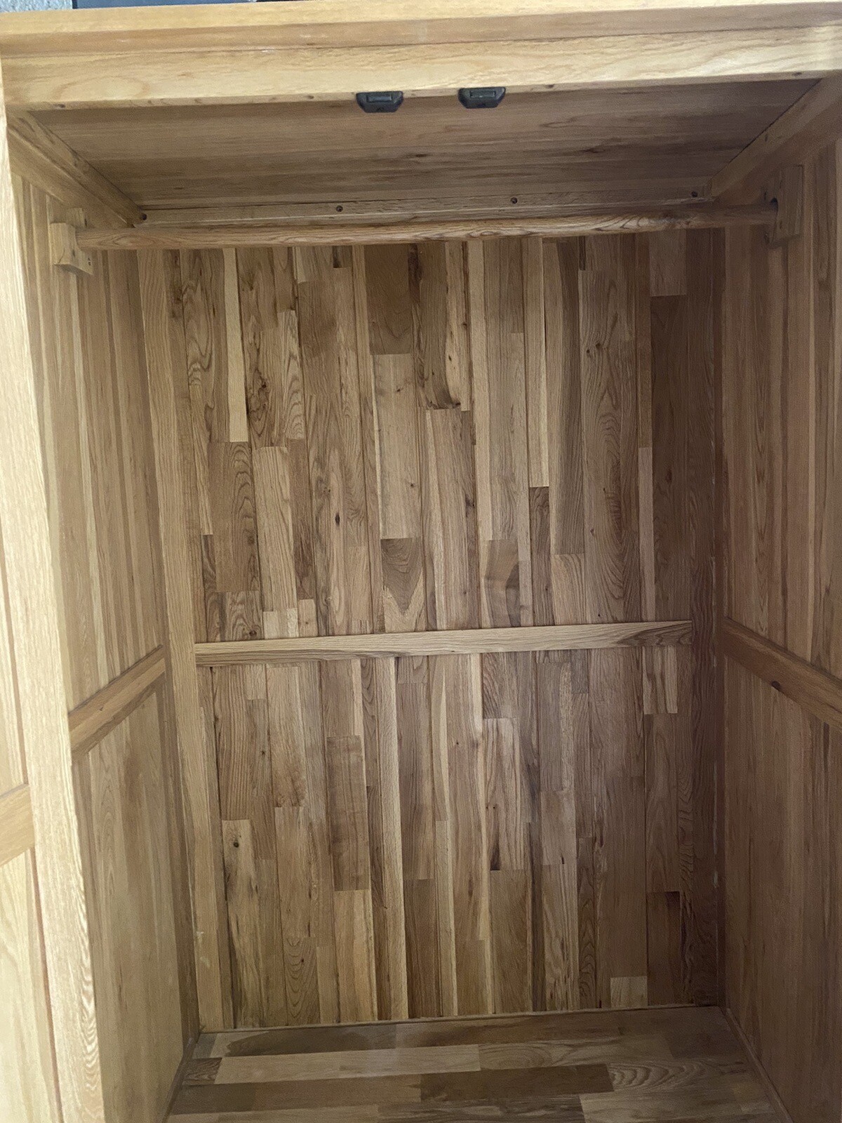 Solid Oak Double Wardrobe Oak Furniture Land Galway Natural eBay