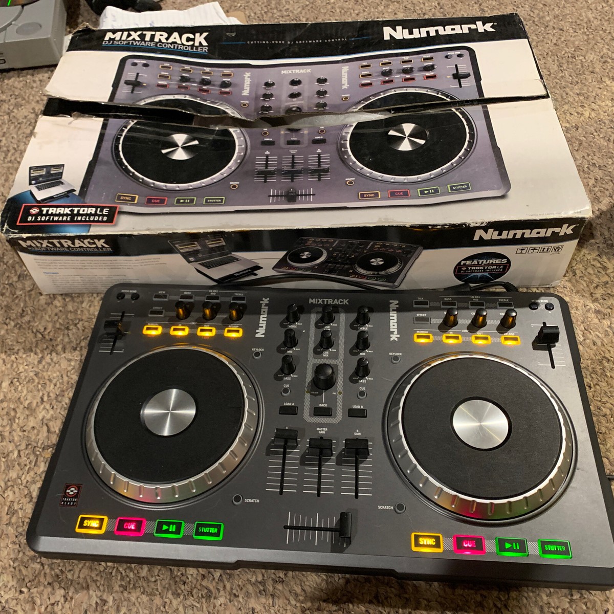 Numark DJ software controller TrakTor LE included software w