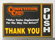 Competition Cams Retailer - Automotive Racing Hot Rod Sticker - 10" x 7"