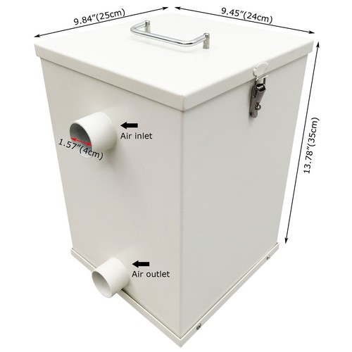 Tragbarer 800W Rad Staubsammler 110V 17kPa Staubsauger für Labor Schleifen Polieren - Bild 21 von 21