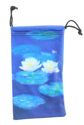 Weicher Microfaser - Beutel für Brillen Claude Monet '' Seerosen '' FRIDOLIN