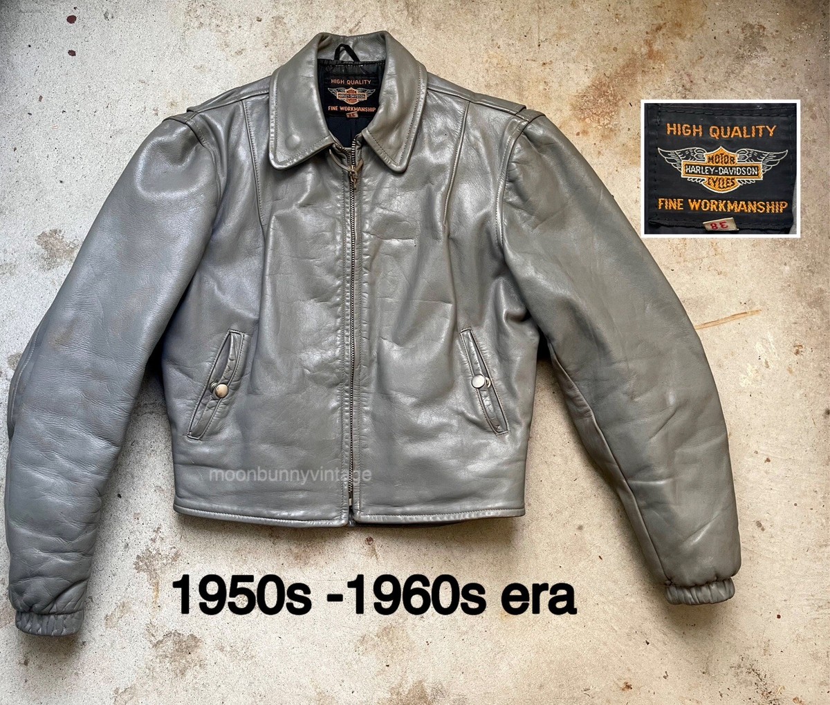 Harley-Davidson ビンテージ　ライダースジャケット　アメカジ 70~80s VINTAGE HARLEY DAVIDSON ライダースジャケット レザー