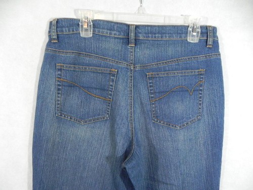 New VENEZIA womens 14 Average Stretch Blue JEANS Flare Medium Denim NWT h27 - Picture 5 of 8