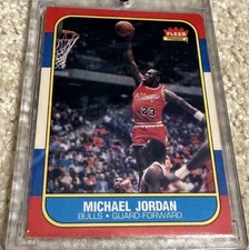 1986-87 Fleer Michael Jordan #57 RC Rookie 