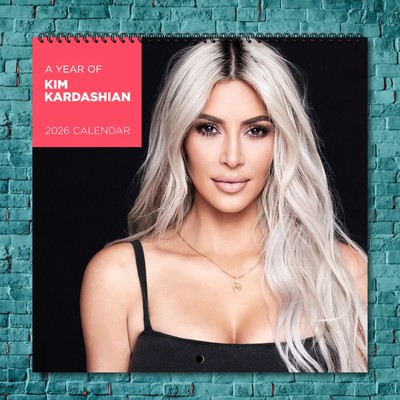 Kim Kardashian 2026 Wall Calendar, 12-Month Star Wall Calendar