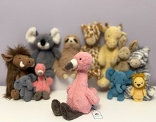 Jellycat Very Rare Retired Medium Bashful Flamingo, BNWT New With Tags, Genuine