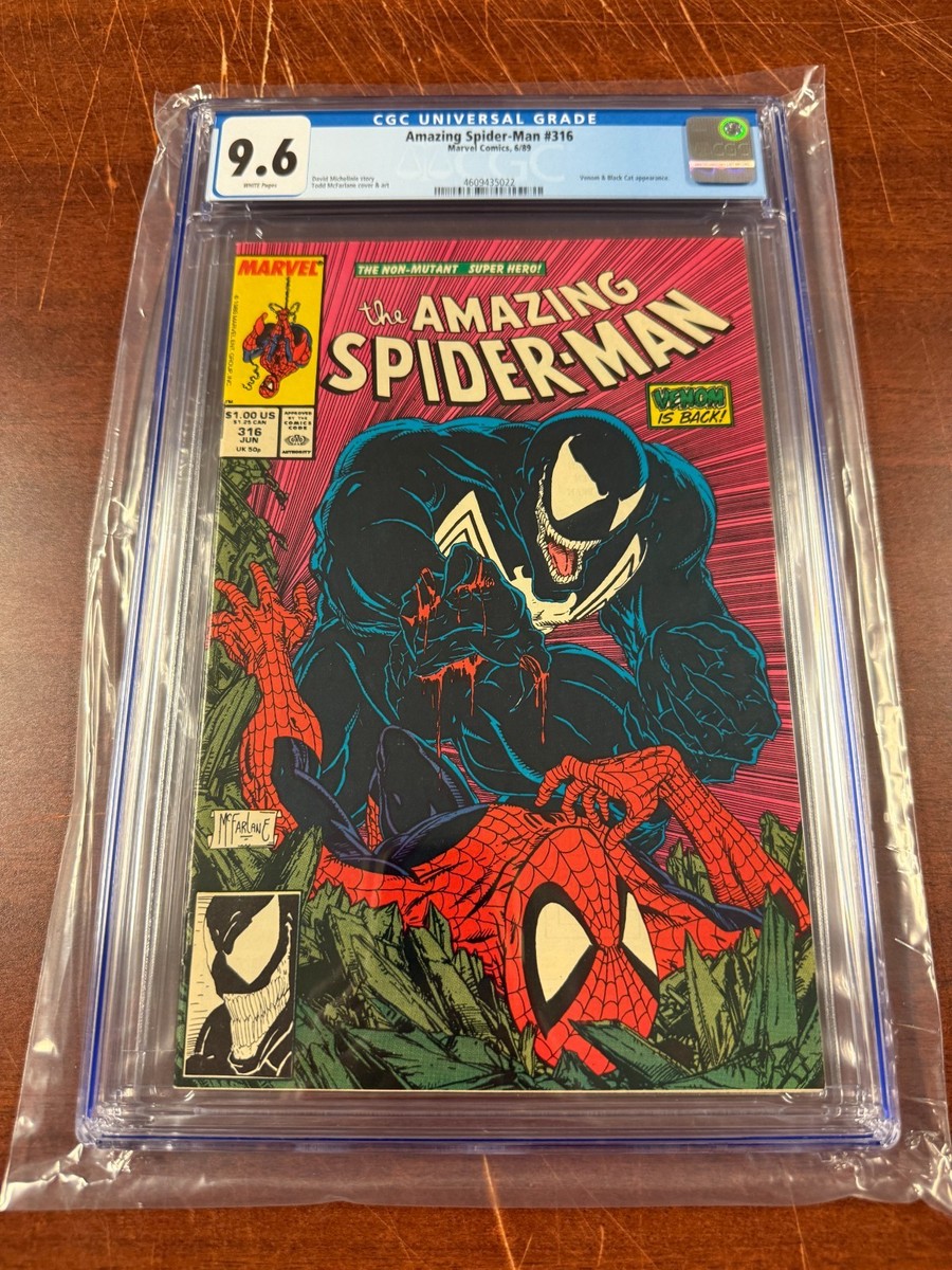 Amazing Spider-Man # 316 CGC Graded 9.6 Marvel Comic Book Venom
