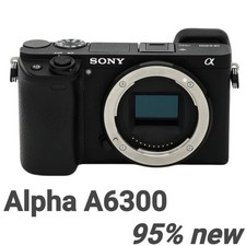 Sony Alpha A6300 24.2MP Mirrorless Digital Camera 95 New with Battery/Charger