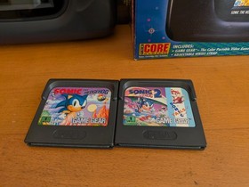 SEGA Game Gear Console RECAPPED Tested Works. 2 Games, And A Box.