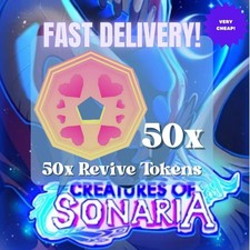50x Revive Tokens - Creatures of Sonaria COS - FAST DELIVERY 