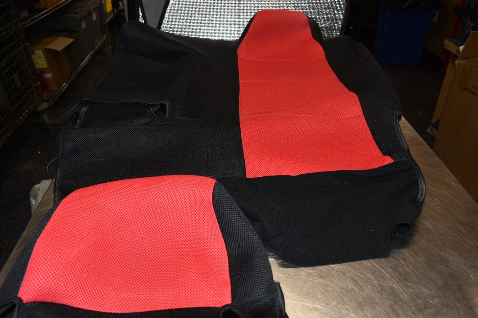 Cubiertas de asiento Neosupreme de malla espaciadora de cobertura para Dodge Challenger 09-21  Foto 4 de 4