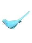 Vintage Fenton Blue Custard  Slag Art Glass Bird of Happiness Dove Figurine