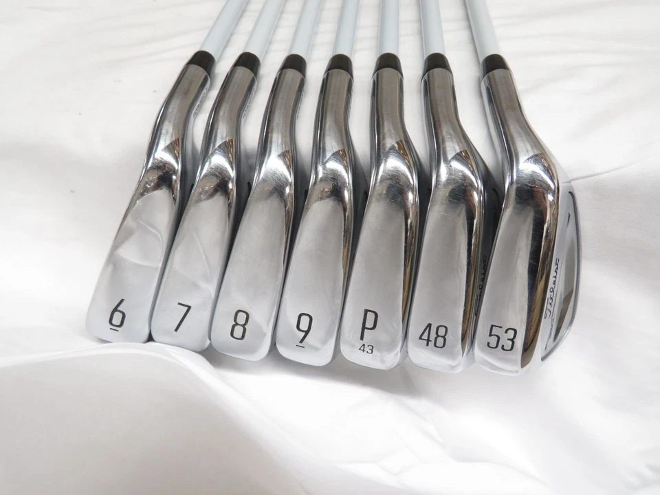 Used Titleist T350 Iron Set 6-PW+48*+53* Tensei AV Series Ladies Flex Graphite - Image 2 of 4