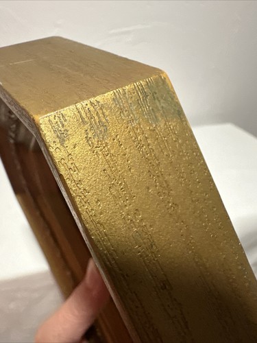 Dark Gold Mirror Home Interiors MCM 17.5x5.5 ” Regency Octagonal - Picture 11 of 14