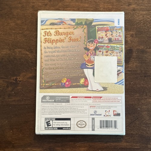 Burger Island (Nintendo Wii, 2009) Brand New Sealed - Picture 2 of 6