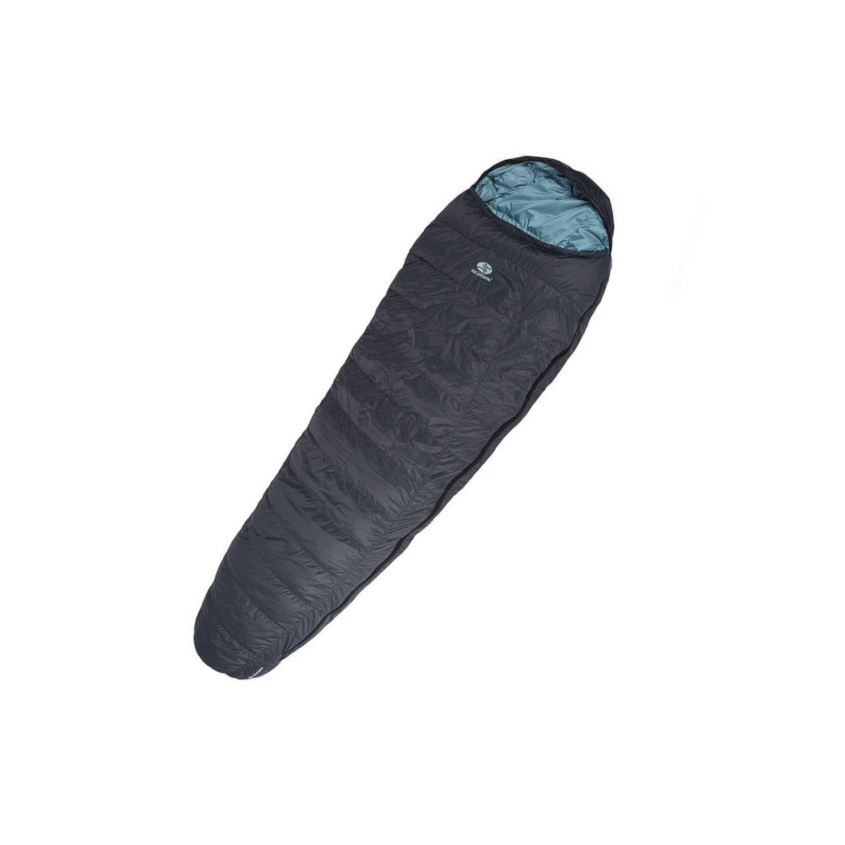 Saco de dormir SirJoseph momia trekking Rimo III 600-izquierda 170 cm-azul oscur