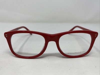Stella McCartney SK0024O 002 47-17-130 Deep Red Full Rim Eyeglasses Frame IT43