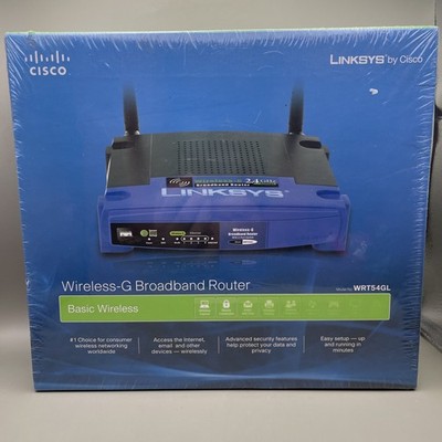Linksys WRT54GL Wireless-G Broadband Router   Brand New   Original Sealed
