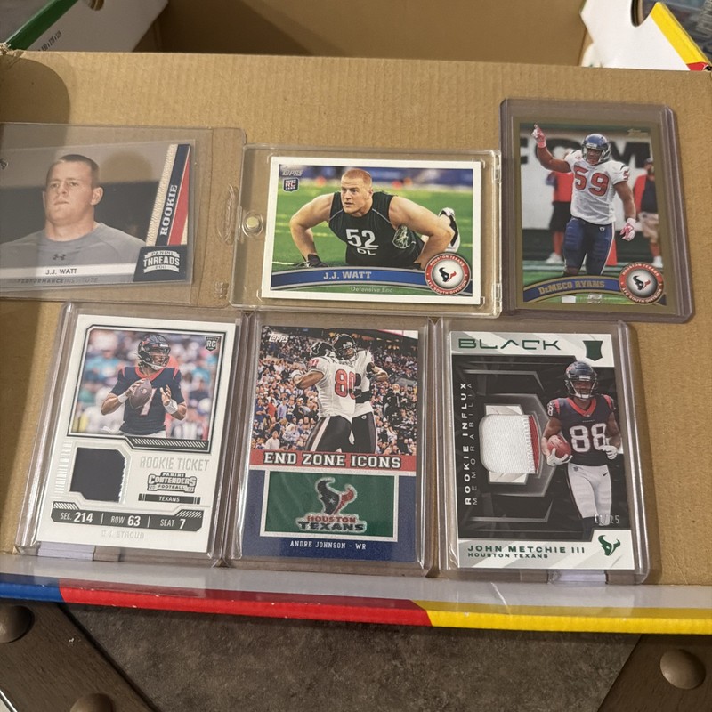 Houston Texans Card Lot 2 Watt RC’s, Shroud RC Patch, Texans Patch!