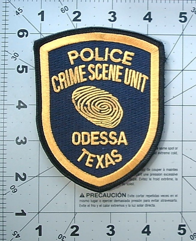 ODESSA TEXAS POLICE  ( CRIME SCENE UNIT )