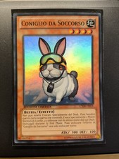 CARTA YU-GI-OH! CONIGLIO DA SOCCORSO - SUPER RARA - CT09-IT015 - 1^ ED. LIMITATA