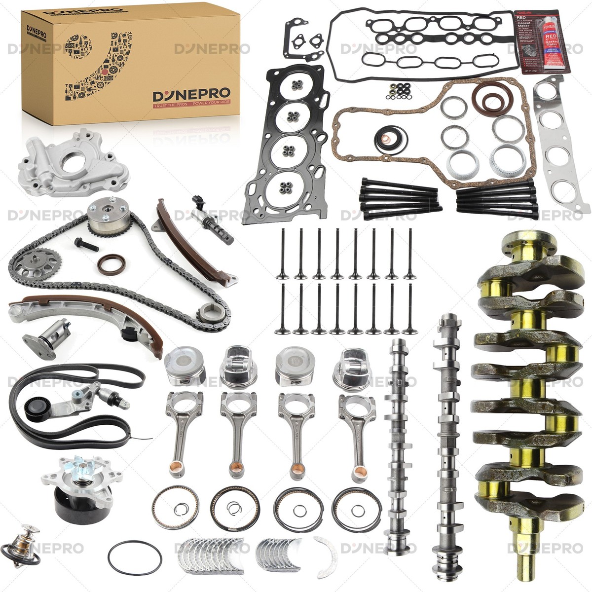 1ZZFE 1.8L Engine Overhaul Rebuild Kit For 98-08 Toyota Corolla
