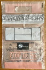 10 x 5p PENCE BULK COIN BANK BAG. TAMPER EVIDENT. (�100 in 5p) Ten Bags.