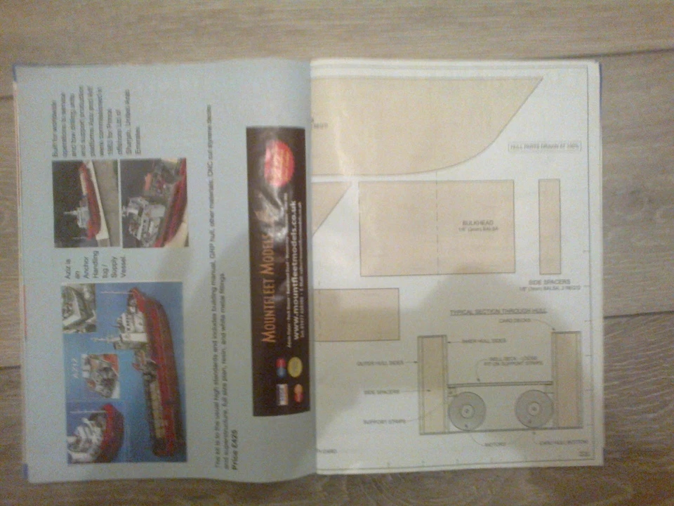 MINIATUR LANDINGCRAFT MODELLPLAN VON G GUEST - Bild 2 von 4