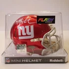 MICHAEL STRAHAN Signed Mini Helmet New York Giants HOF - Beckett COA. FLASH ALT