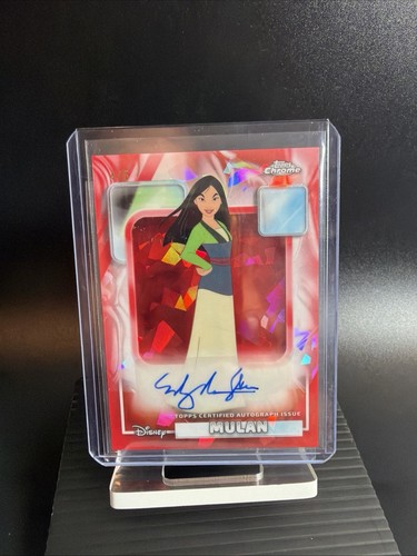 2026 Topps Chrome Sapphire Disney Auto AA-MNW 2/5 Mulan Ming-Na Wen