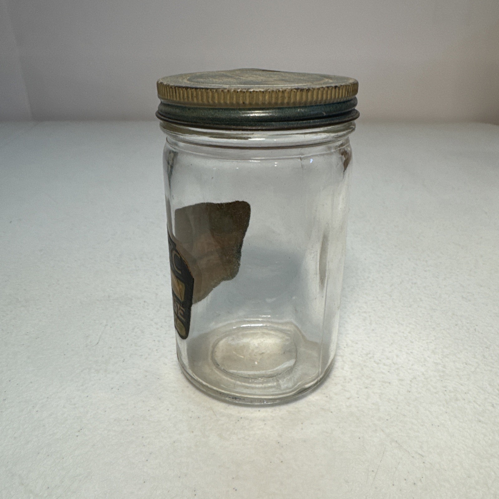 Vintage Majestic Mayonnaise Glass Jar With Lid Herwig & Leitch Corp.