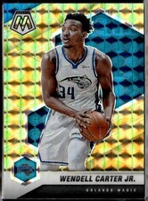 2020-21 Panini Mosaic #32 Wendell Carter Jr. Mosaic Reactive Yellow