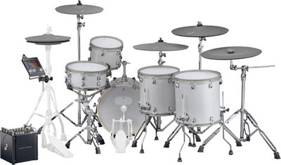 Efnote PRO 501 Power Set E-Drum Set 10-teilig Holzkessel 16'' Kick Drum 3 Toms