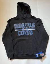 Starter Hoodie Indianapolis Colts Large NFL Black Mesh Logo NWT