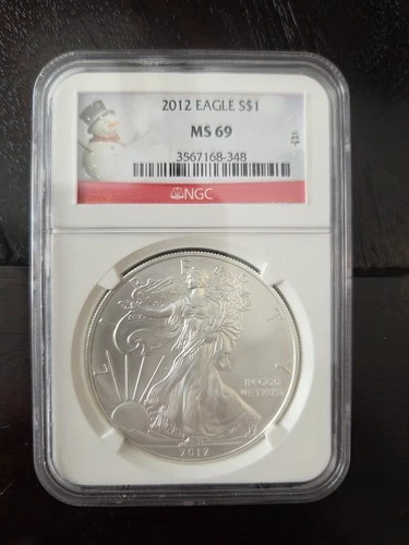 2012 American Silver Eagle - NGC - MS 69