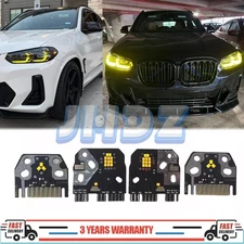 CSL Yellow Angel Eye DRL LED Boards For BMW X3M F97 X4M F98 LCI 2022 2023 2024