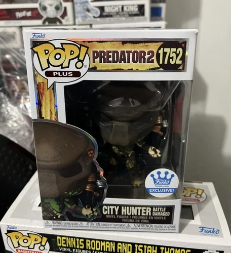 Funko POP #1752 Predator 2 (City Hunter Battle Damaged) Exclusive Bloody Version