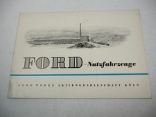 Ford LKW Kleinbus Kastenwagen Taunus-Lieferwagen u. Combi Prospekt 50/60er J.