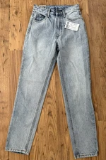 J. GALT Womens Jeans Blue high waist Straight W26 L29 BNWT 