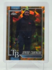 JUNIOR CAMINERO 2026 TOPPS CHROME SAPPHIRE GOLD IMAGE VARIATION /50 #130 Q3646