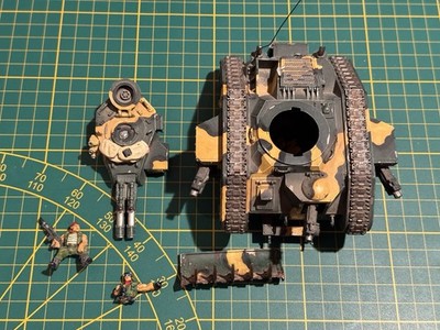 Warhammer 40K Astra Militarum Catachan Leman Russ Executioner Metal + Plastic