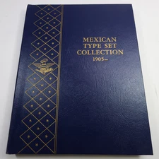 Whitman #9524 Mexican Type Set Collection 1905- Album 4 Page Book #58106J