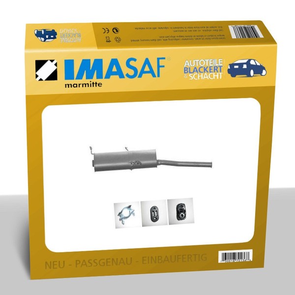 Imasaf ESD Auspuff Endtopf für Citroen Xsara Break (N2) 1.4I/1.6 16V-image