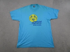 Vintage 80s Wisconsin Special Olympics Graphic T-Shirt Size XL WSO Read