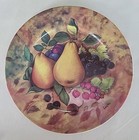 Set of 3, Email de Limoges, Fruit Pattern Plates, Italy, Fiorilli, Porcelain  — photo 8