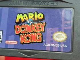Mario vs Donkey Kong Game Boy Advance Nintendo GBA Authentic Saves Platformer