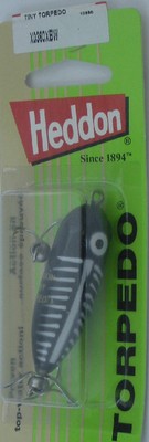 Heddon X0360XBW 4.8cm Winzige Torpedo 7.4ml Schwarz Küste Elritze